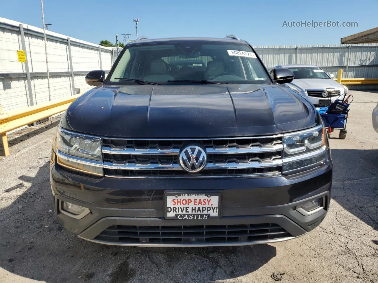 2018 Volkswagen Atlas Sel Premium Черный vin: 1V2NR2CA4JC513875