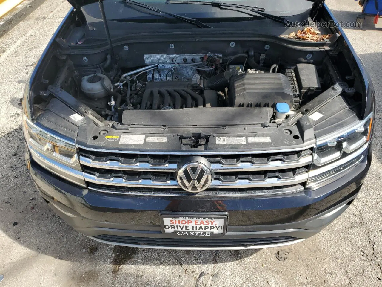 2018 Volkswagen Atlas Sel Premium Черный vin: 1V2NR2CA4JC513875