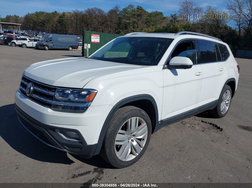 2018 Volkswagen Atlas 3.6l V6 Sel Premium White vin: 1V2NR2CA4JC537738