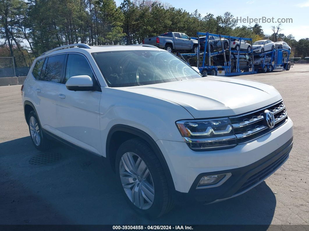 2018 Volkswagen Atlas 3.6l V6 Sel Premium White vin: 1V2NR2CA4JC537738