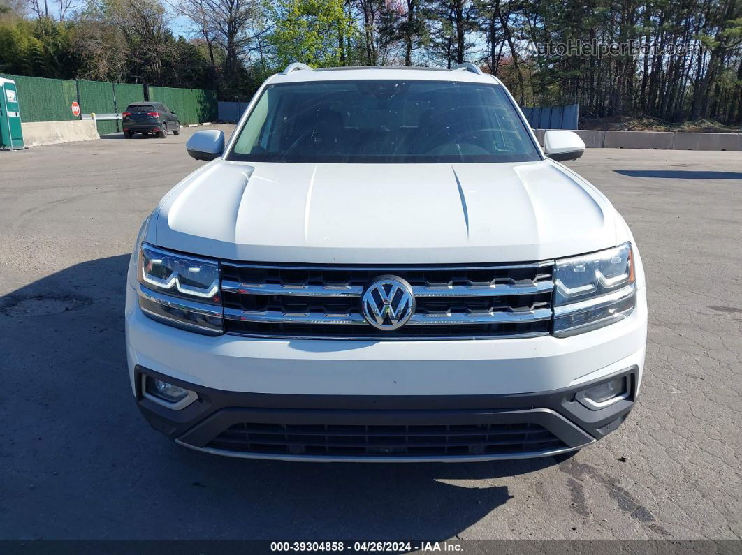 2018 Volkswagen Atlas 3.6l V6 Sel Premium White vin: 1V2NR2CA4JC537738