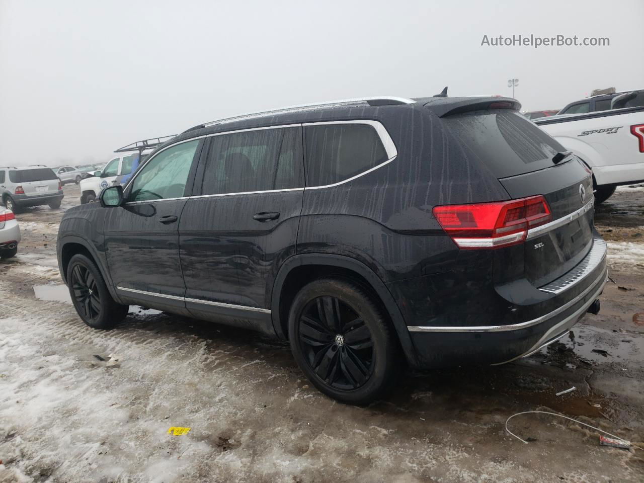 2018 Volkswagen Atlas Sel Premium Black vin: 1V2NR2CA5JC593963