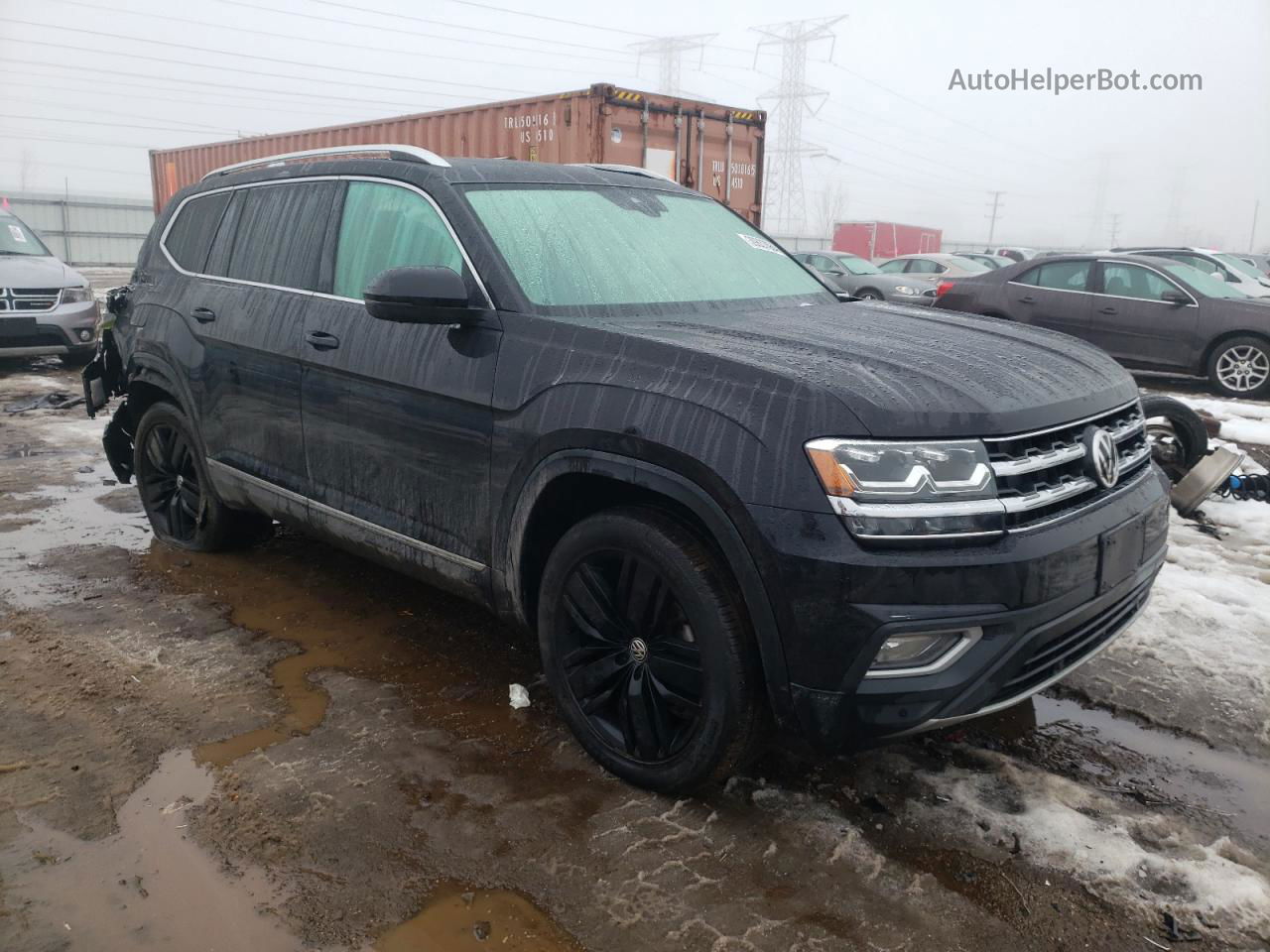 2018 Volkswagen Atlas Sel Premium Black vin: 1V2NR2CA5JC593963