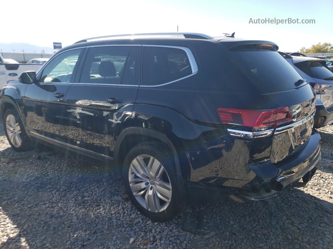 2018 Volkswagen Atlas Sel Premium Черный vin: 1V2NR2CA6JC503705