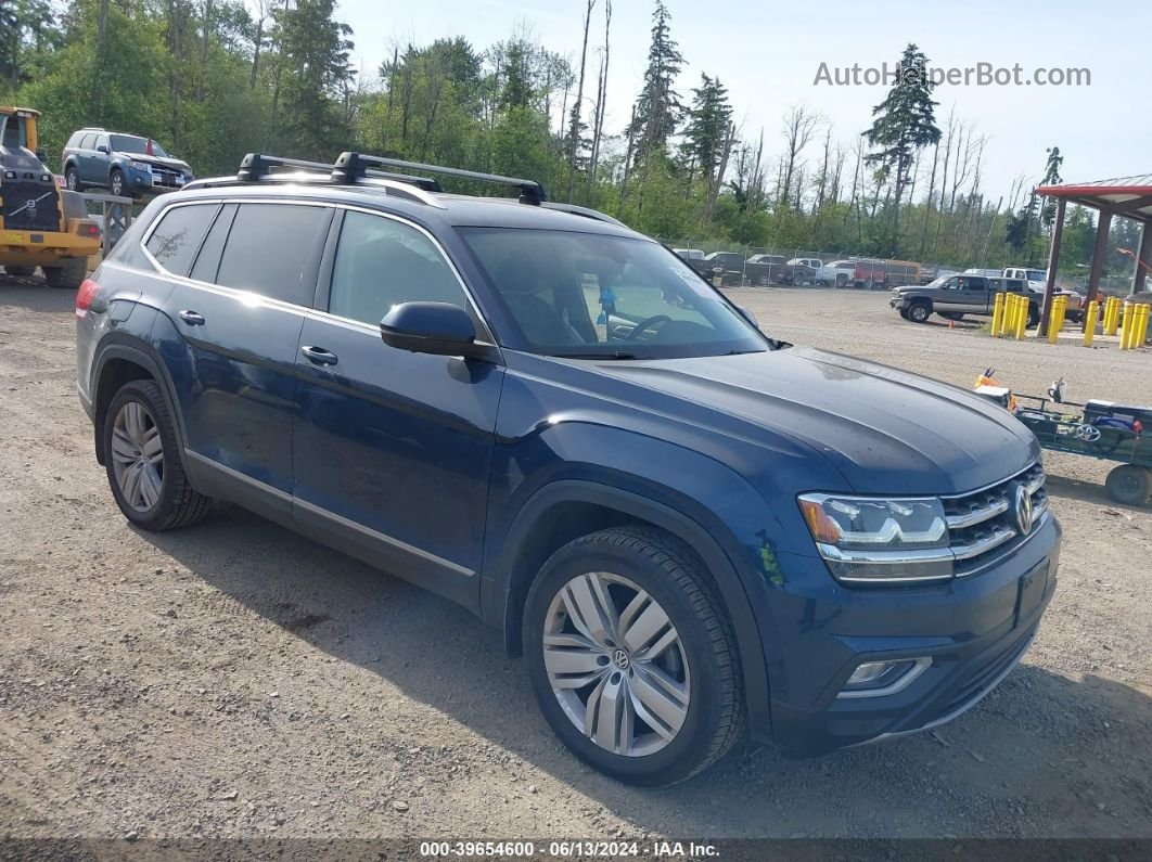 2018 Volkswagen Atlas 3.6l V6 Sel Premium Blue vin: 1V2NR2CA6JC566822