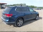 2018 Volkswagen Atlas 3.6l V6 Sel Premium Синий vin: 1V2NR2CA6JC566822