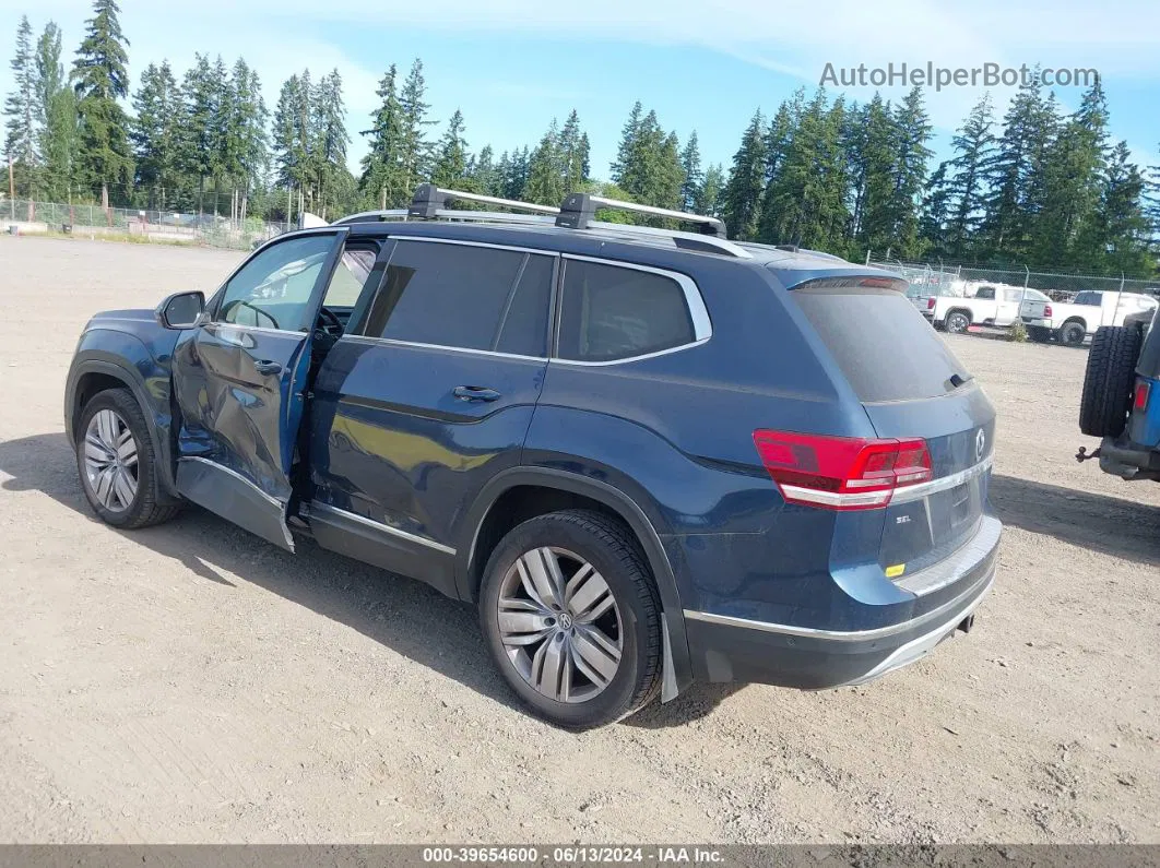 2018 Volkswagen Atlas 3.6l V6 Sel Premium Синий vin: 1V2NR2CA6JC566822