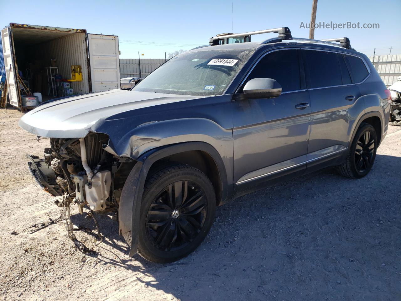 2018 Volkswagen Atlas Sel Premium Gray vin: 1V2NR2CA6JC591879