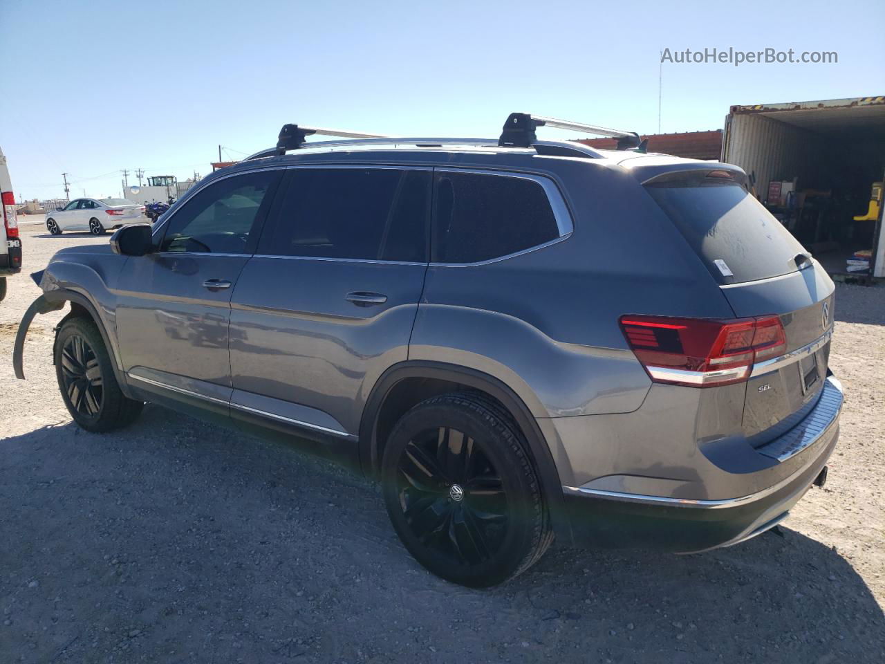 2018 Volkswagen Atlas Sel Premium Gray vin: 1V2NR2CA6JC591879