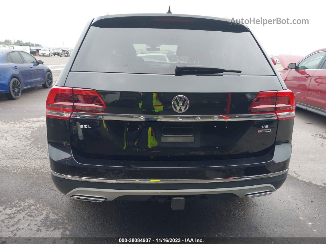 2018 Volkswagen Atlas 3.6l V6 Sel Premium Black vin: 1V2NR2CA7JC569356