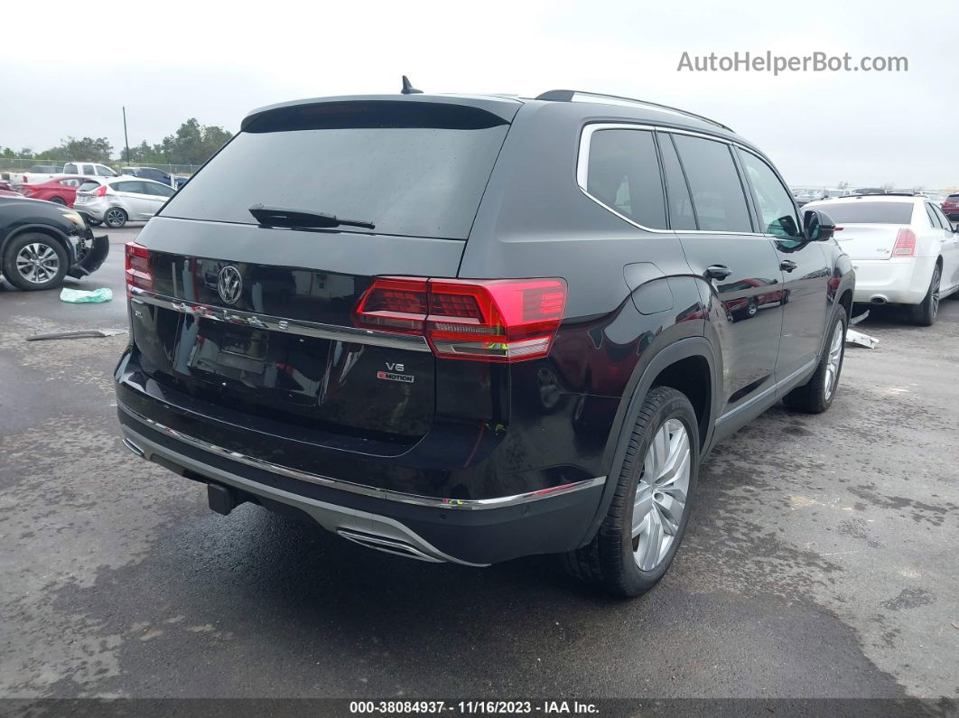 2018 Volkswagen Atlas 3.6l V6 Sel Premium Black vin: 1V2NR2CA7JC569356