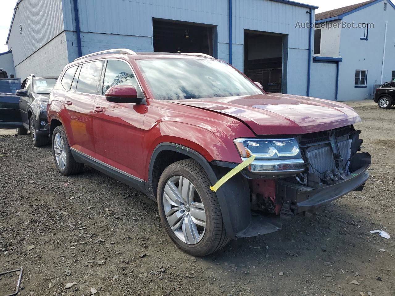 2018 Volkswagen Atlas Sel Premium Burgundy vin: 1V2NR2CA8JC515760