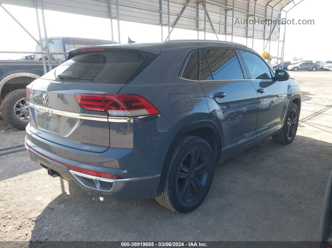 2021 Volkswagen Atlas Cross Sport 3.6l V6 Se W/technology R-line Gray vin: 1V2PE2CA3MC204424