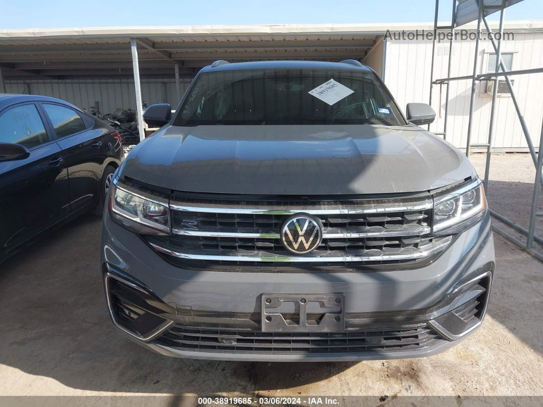 2021 Volkswagen Atlas Cross Sport 3.6l V6 Se W/technology R-line Gray vin: 1V2PE2CA3MC204424