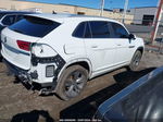 2021 Volkswagen Atlas Cross Sport 3.6l V6 Se W/technology R-line White vin: 1V2PE2CA9MC226122