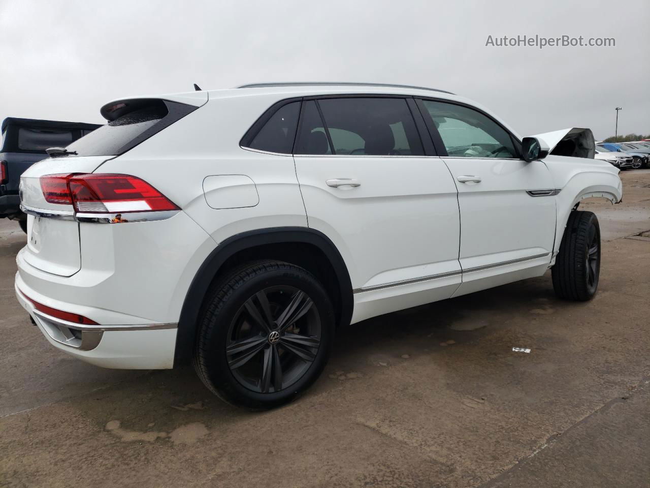 2021 Volkswagen Atlas Cross Sport Se White vin: 1V2PE2CAXMC221740