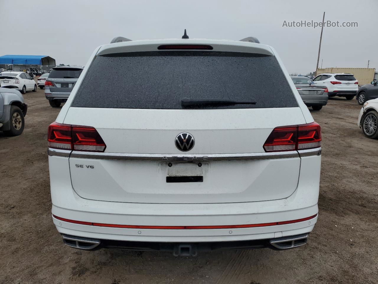 2021 Volkswagen Atlas Se Белый vin: 1V2PR2CA4MC553158