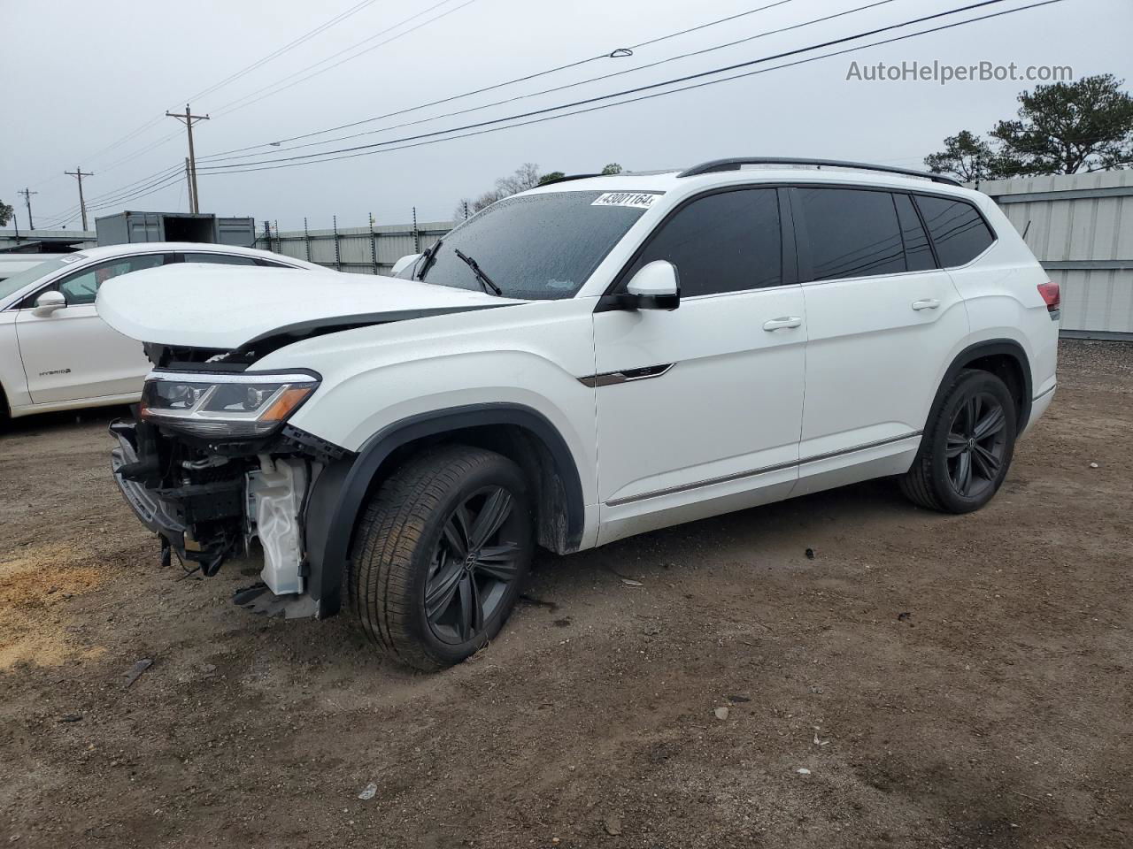 2021 Volkswagen Atlas Se Белый vin: 1V2PR2CA4MC553158