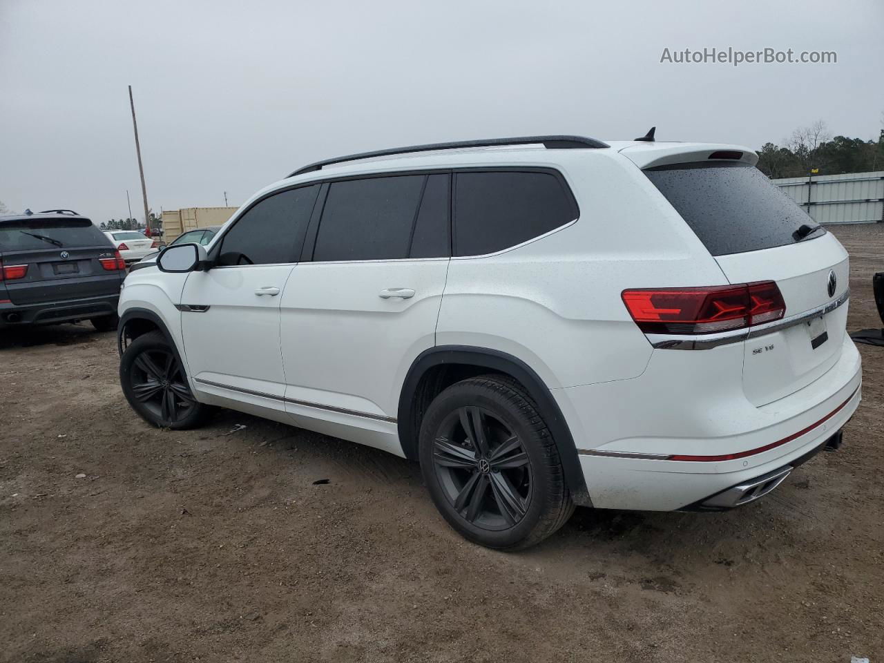 2021 Volkswagen Atlas Se White vin: 1V2PR2CA4MC553158