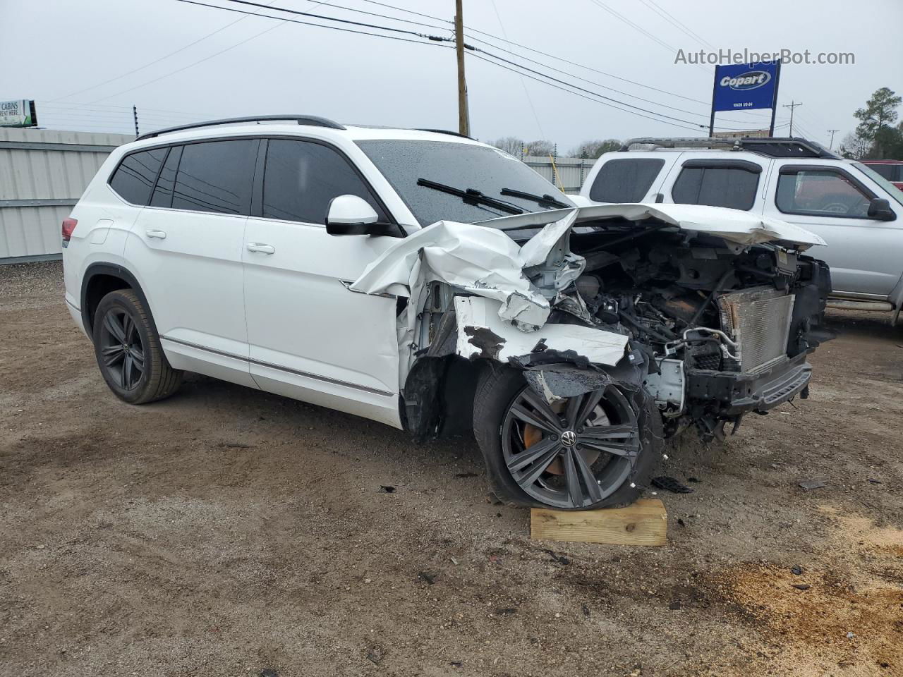 2021 Volkswagen Atlas Se Белый vin: 1V2PR2CA4MC553158