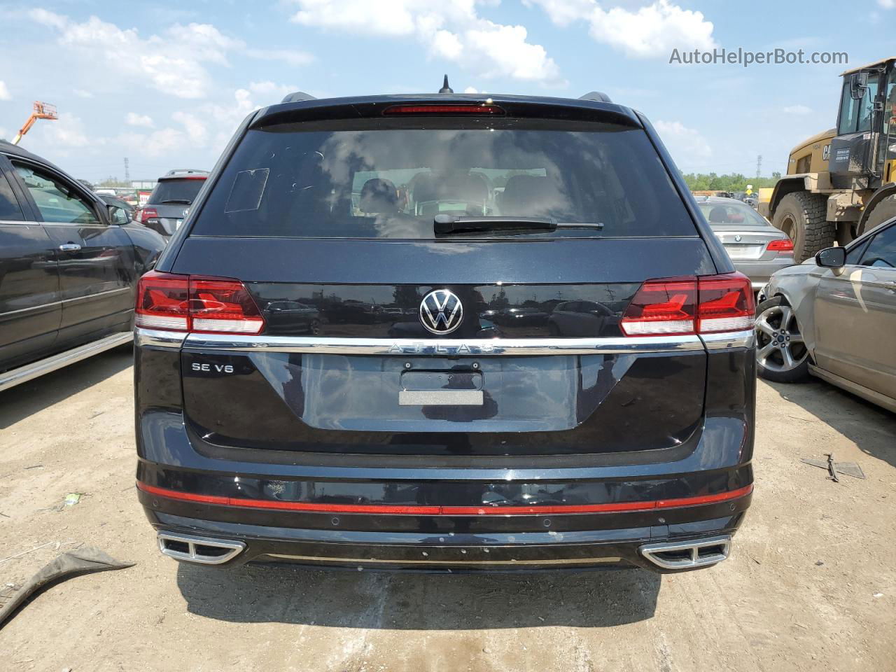 2021 Volkswagen Atlas Se Black vin: 1V2PR2CA6MC595783