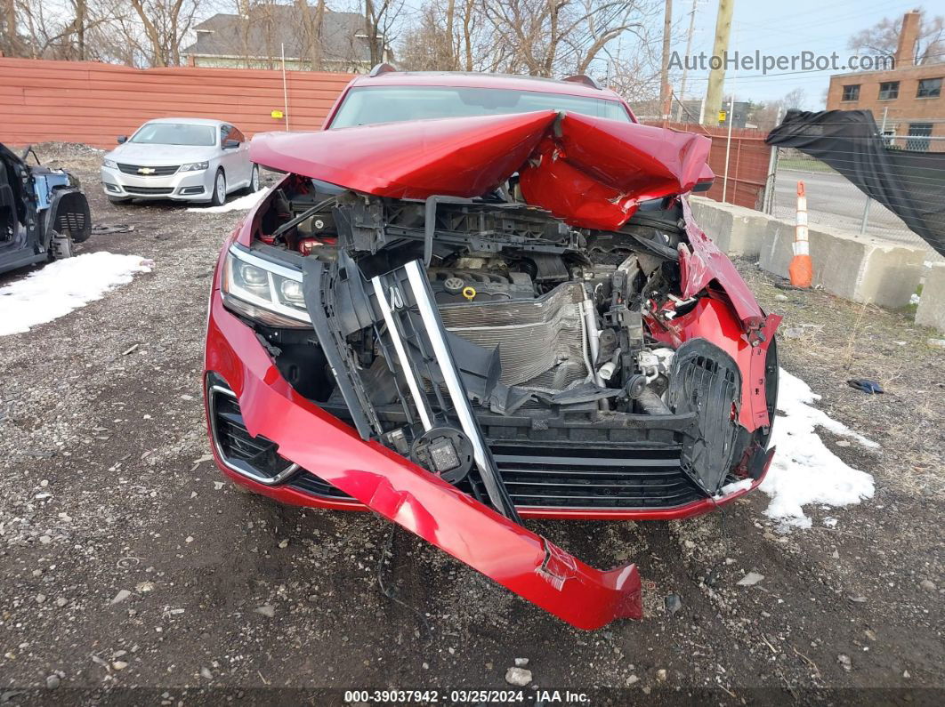 2021 Volkswagen Atlas Se Red vin: 1V2PR2CA9MC511522