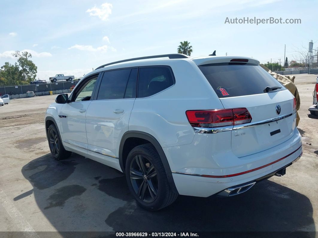 2021 Volkswagen Atlas 3.6l V6 Se W/technology R-line Белый vin: 1V2PR2CAXMC563225