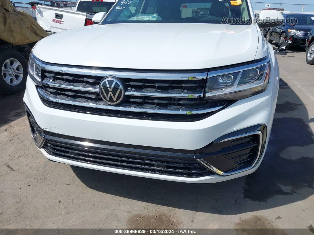 2021 Volkswagen Atlas 3.6l V6 Se W/technology R-line White vin: 1V2PR2CAXMC563225