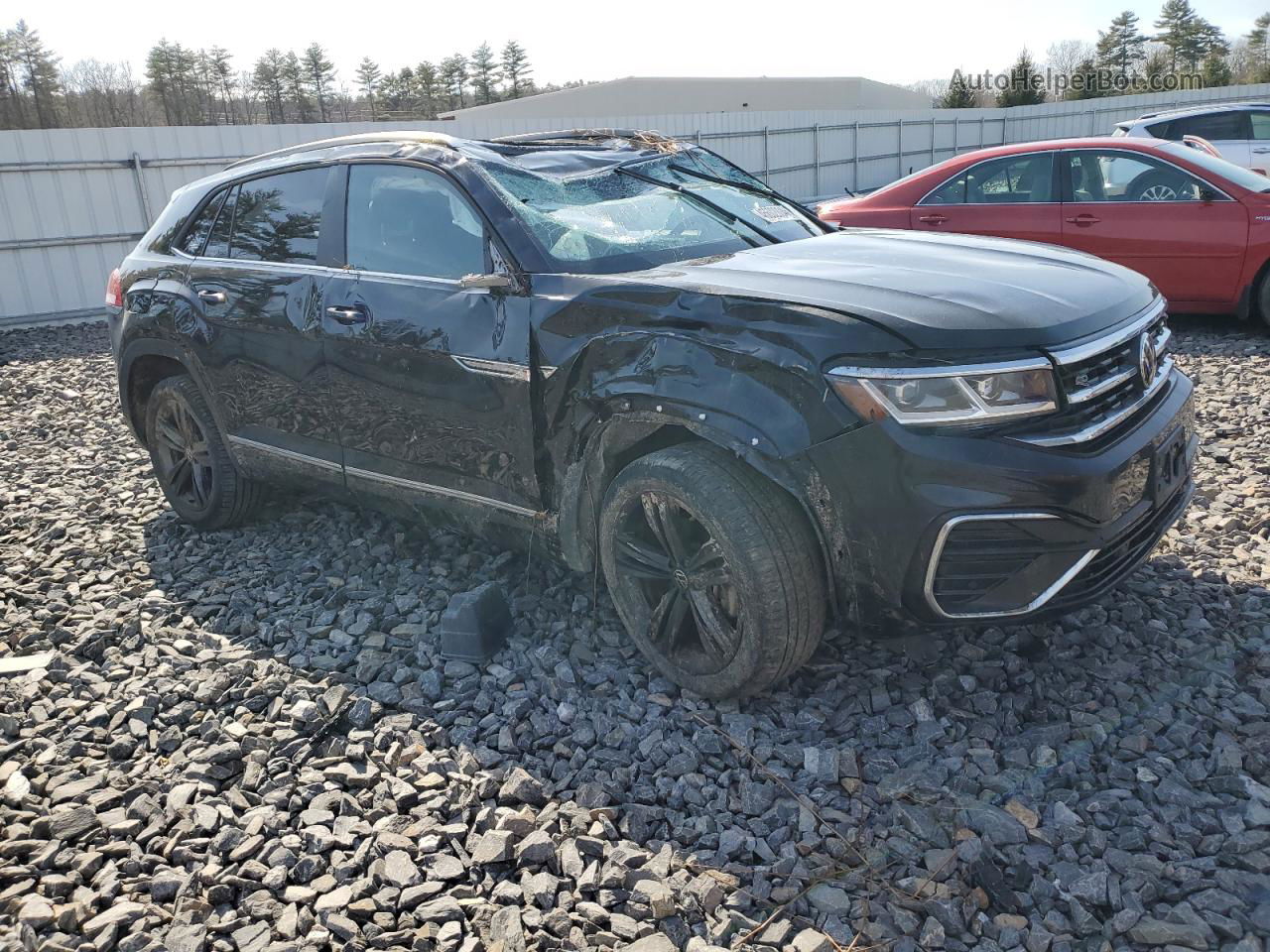 2021 Volkswagen Atlas Cross Sport Se Black vin: 1V2RE2CA1MC235633