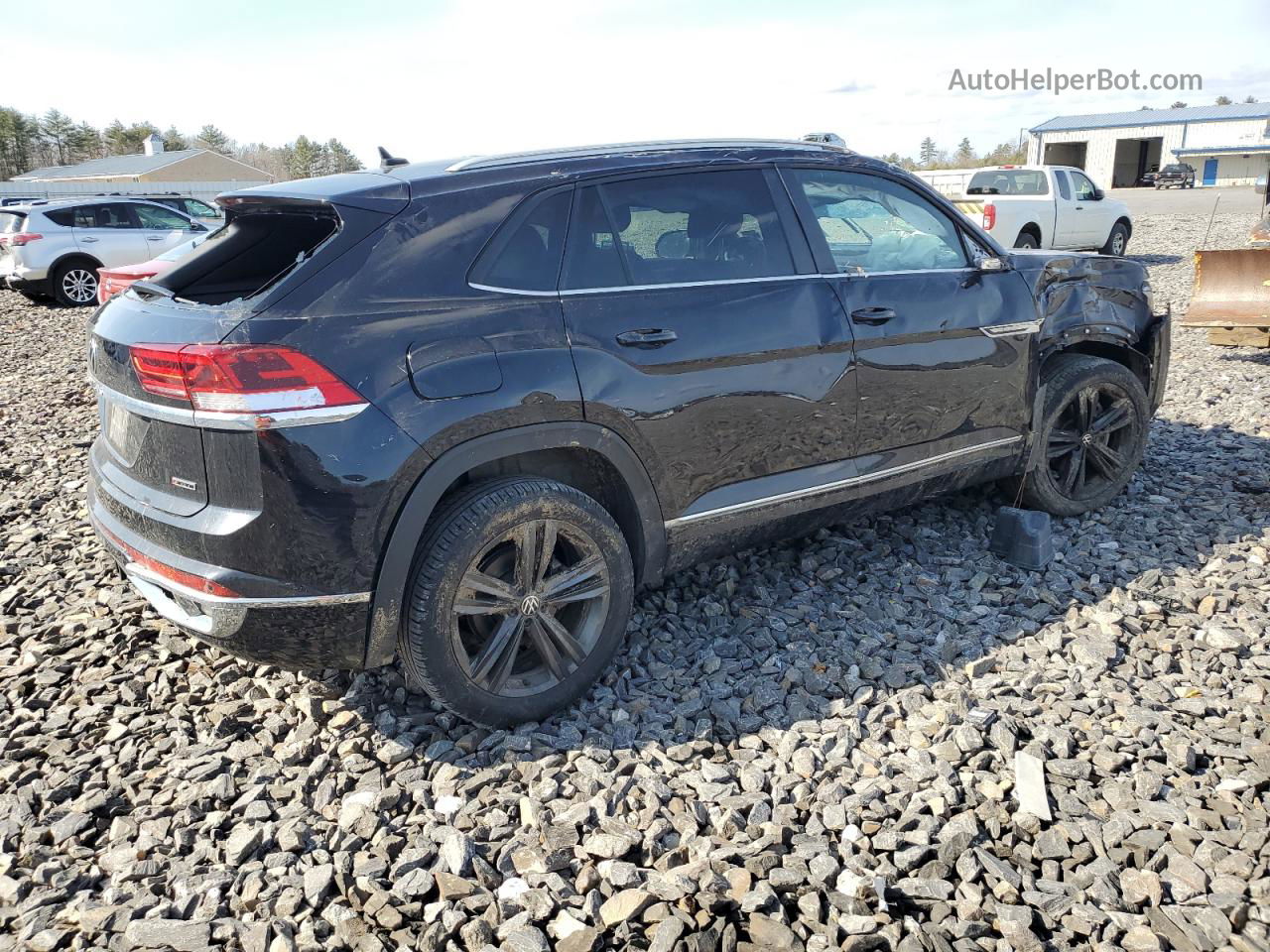 2021 Volkswagen Atlas Cross Sport Se Black vin: 1V2RE2CA1MC235633