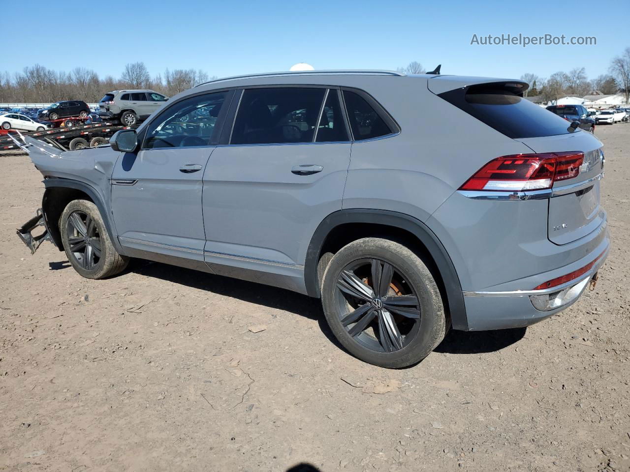 2021 Volkswagen Atlas Cross Sport Se Серый vin: 1V2RE2CA1MC235888