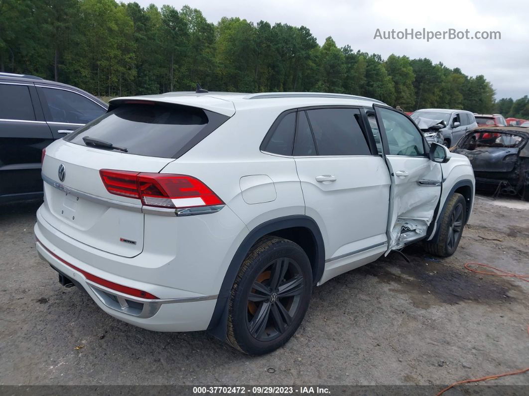 2021 Volkswagen Atlas Cross Sport 3.6l V6 Se W White vin: 1V2RE2CA3MC221703