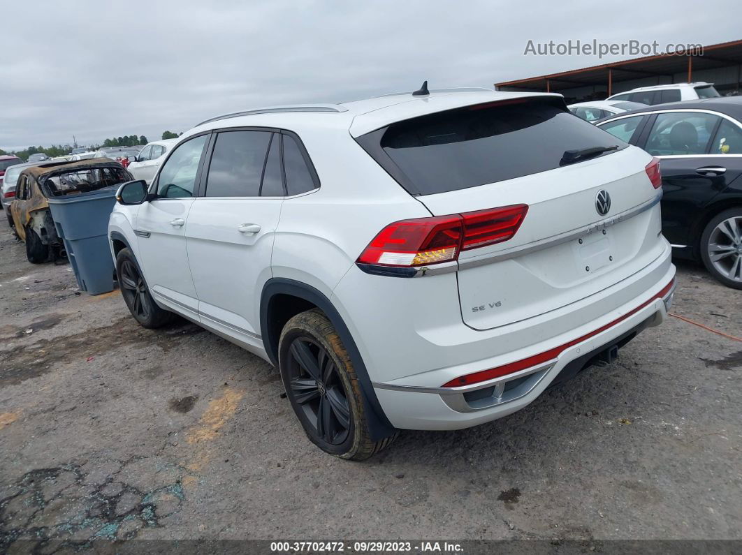 2021 Volkswagen Atlas Cross Sport 3.6l V6 Se W White vin: 1V2RE2CA3MC221703