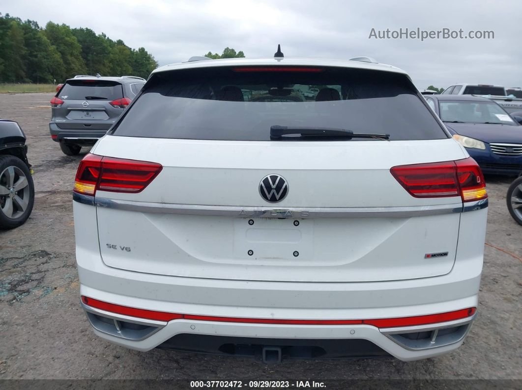 2021 Volkswagen Atlas Cross Sport 3.6l V6 Se W White vin: 1V2RE2CA3MC221703