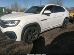 2021 Volkswagen Atlas Cross Sport 3.6l V6 Se W/technology R-line White vin: 1V2RE2CA9MC218904