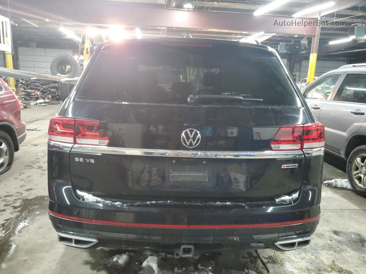 2021 Volkswagen Atlas Se Black vin: 1V2RR2CA0MC514270