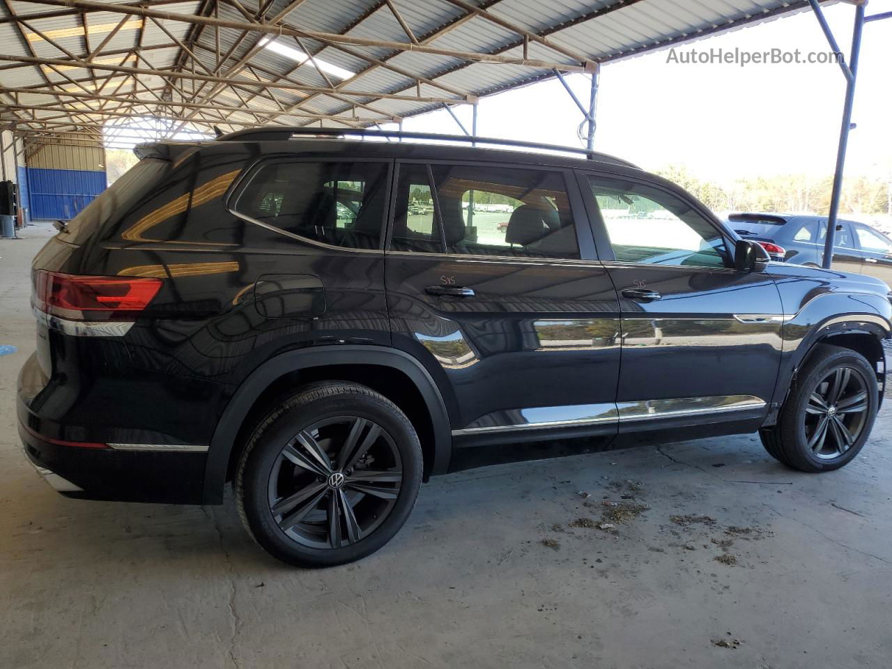 2021 Volkswagen Atlas Se Черный vin: 1V2RR2CA0MC572752