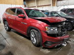 2018 Volkswagen Atlas Sel Burgundy vin: 1V2RR2CA1JC574022