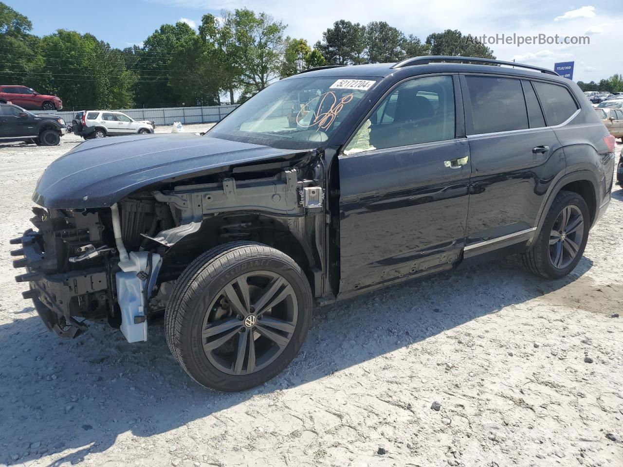 2021 Volkswagen Atlas Se Black vin: 1V2RR2CA1MC516688