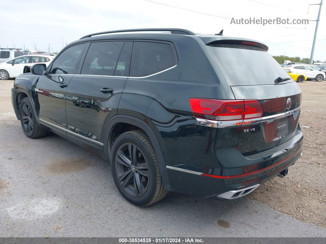 2021 Volkswagen Atlas 3.6l V6 Se W/technology R-line Черный vin: 1V2RR2CA2MC521933