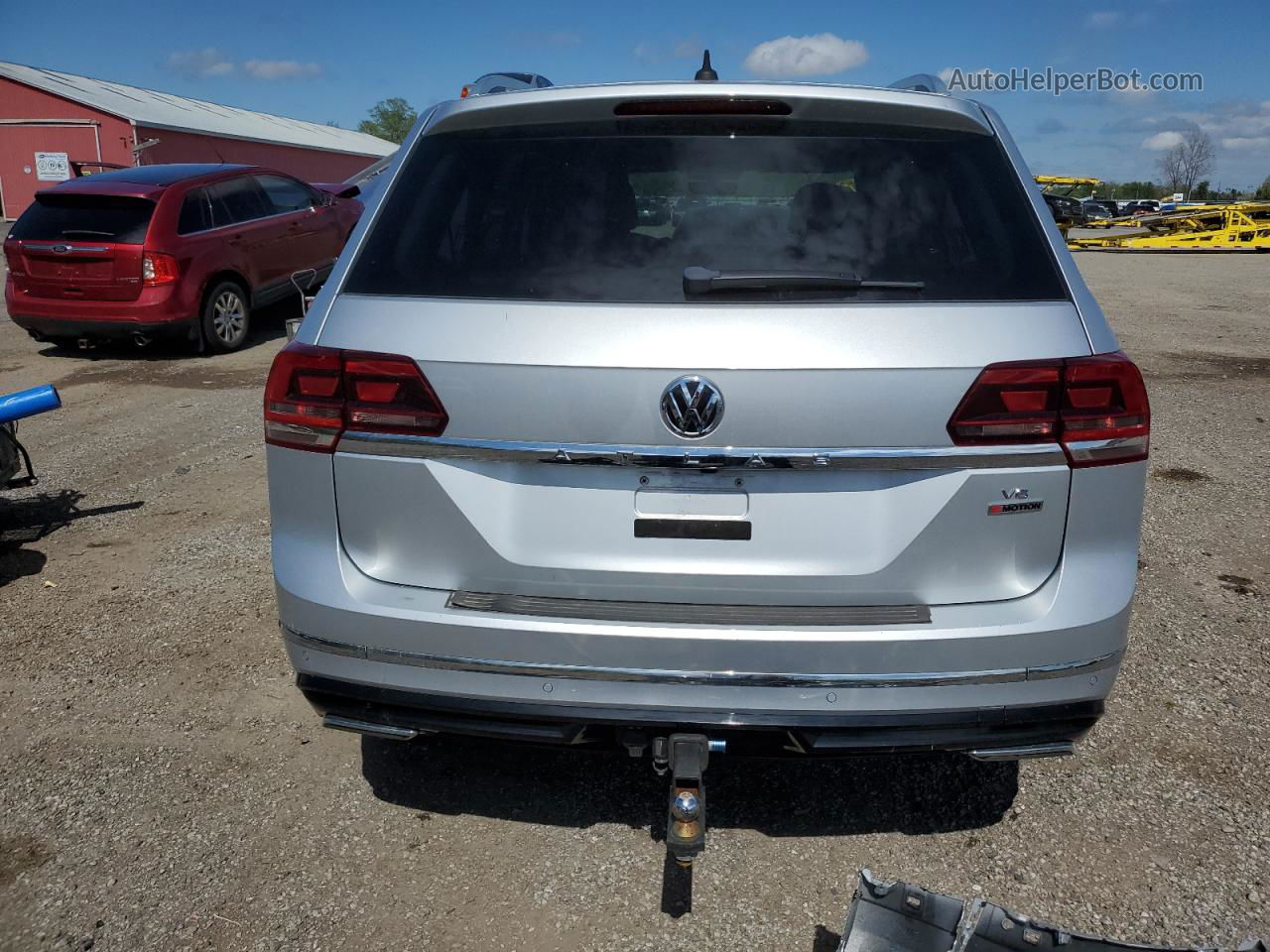 2018 Volkswagen Atlas Sel Silver vin: 1V2RR2CA3JC579397