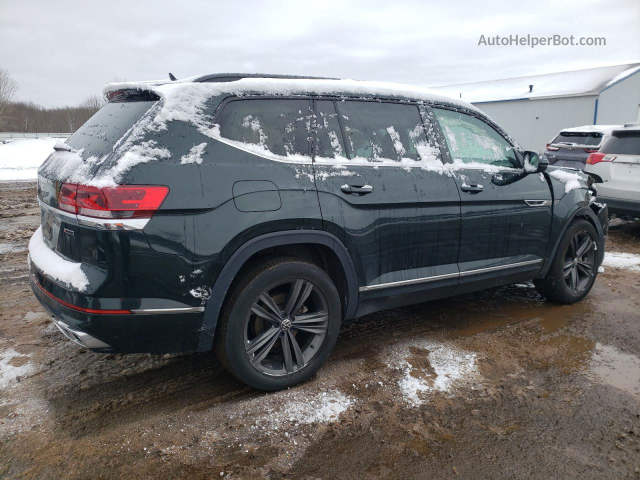 2021 Volkswagen Atlas Se Черный vin: 1V2RR2CA3MC588296