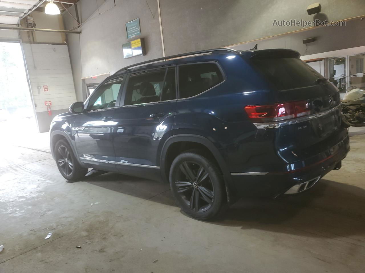 2021 Volkswagen Atlas Se Blue vin: 1V2RR2CA5MC590311