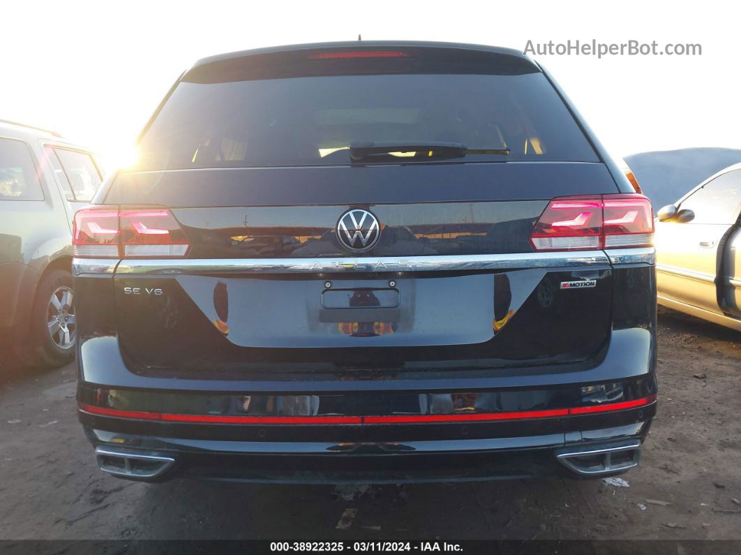 2021 Volkswagen Atlas 3.6l V6 Se W/technology R-line Черный vin: 1V2RR2CA5MC609830