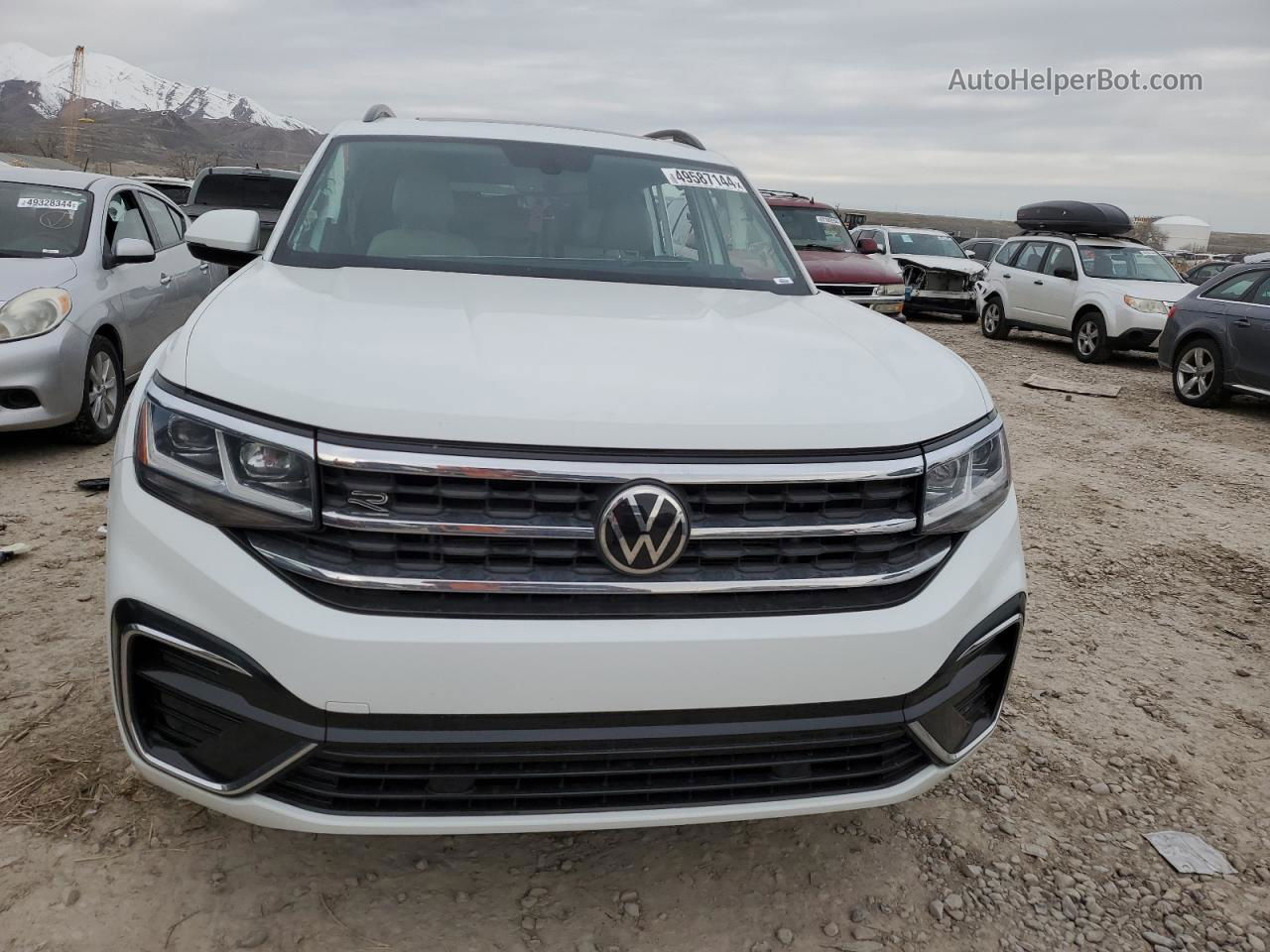 2021 Volkswagen Atlas Se White vin: 1V2RR2CA6MC596151