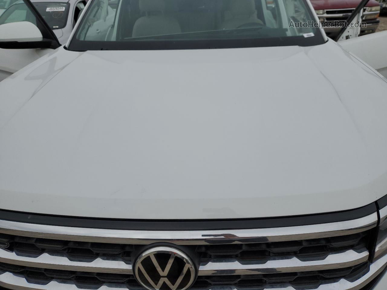 2021 Volkswagen Atlas Se White vin: 1V2RR2CA6MC596151