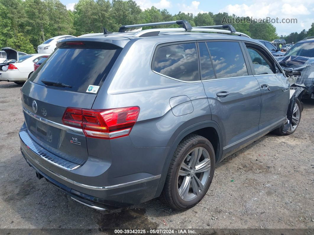 2018 Volkswagen Atlas 3.6l V6 Sel Light Blue vin: 1V2RR2CA7JC582187