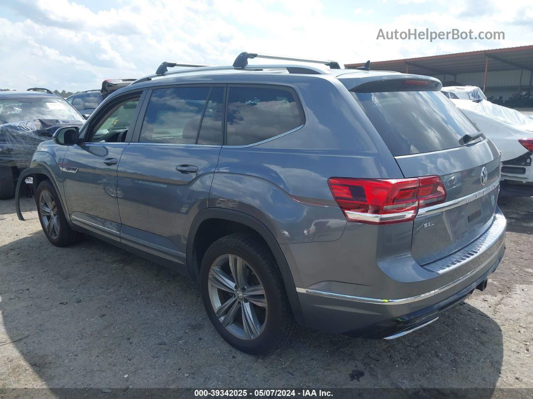 2018 Volkswagen Atlas 3.6l V6 Sel Light Blue vin: 1V2RR2CA7JC582187