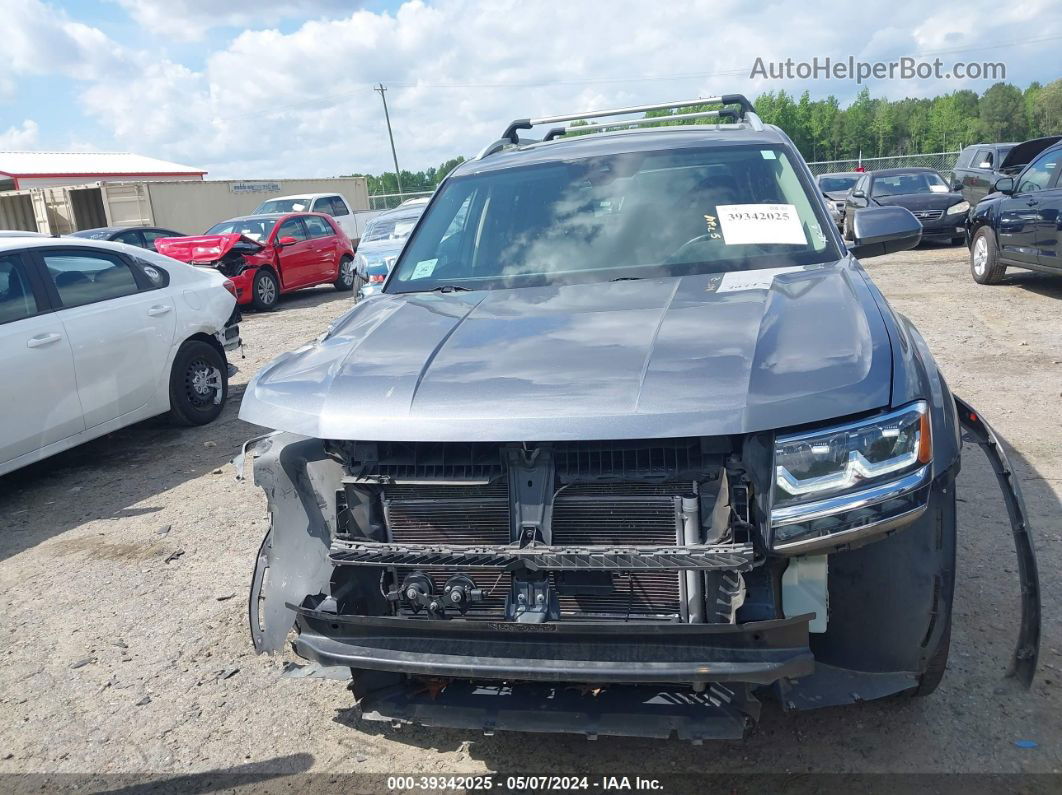 2018 Volkswagen Atlas 3.6l V6 Sel Light Blue vin: 1V2RR2CA7JC582187