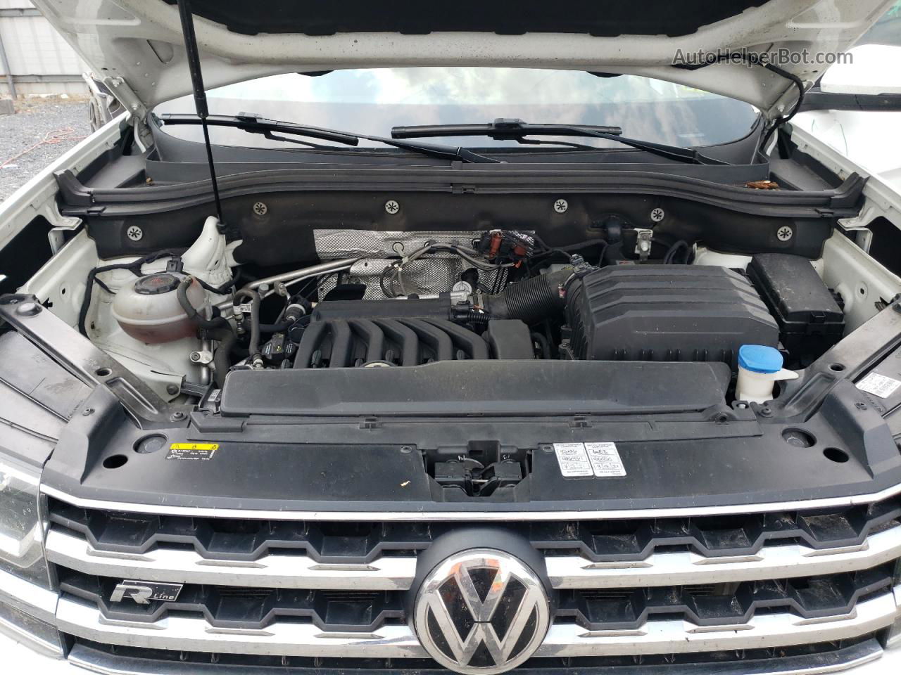 2018 Volkswagen Atlas Sel Белый vin: 1V2RR2CA8JC564927